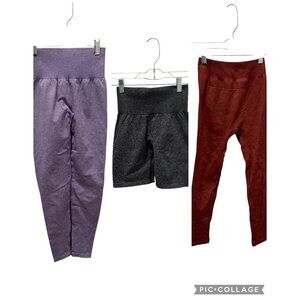 XS Alphalete Seamless High-Waisted Leggings & NVGTN High-Waisted Shorts XS Activ